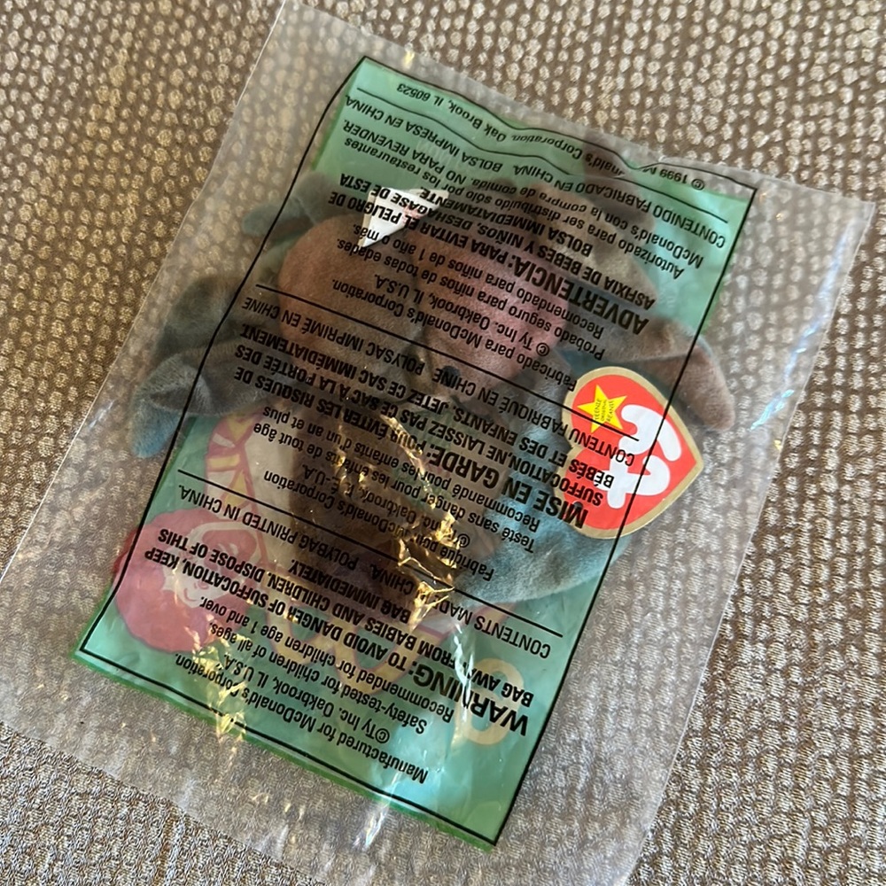 🧸 3/$12 Vintage Ty Teenie Beanie Baby Claude